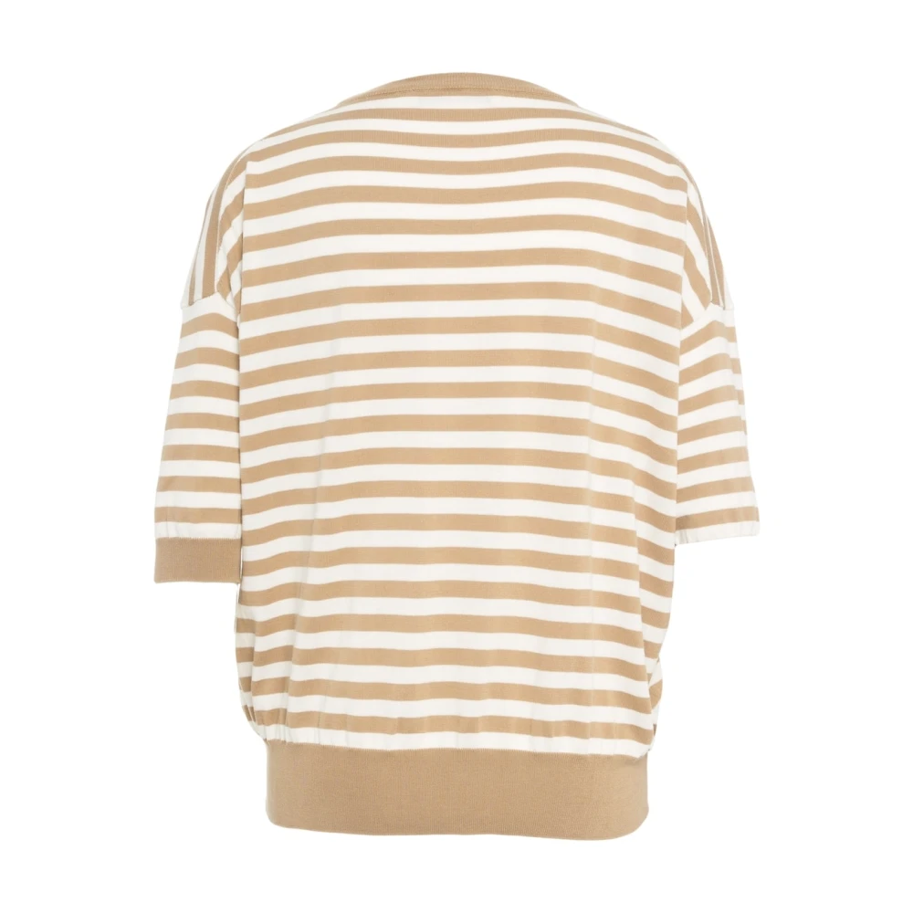 Jucca Chique Beige Gebreide Trui Ss25 Beige Dames