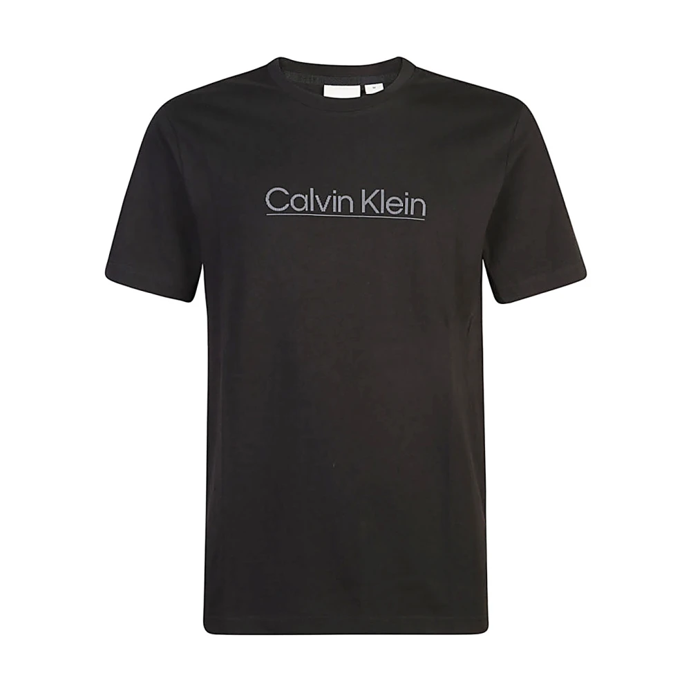 Calvin Klein Zwarte T-shirts en Polos Black Heren