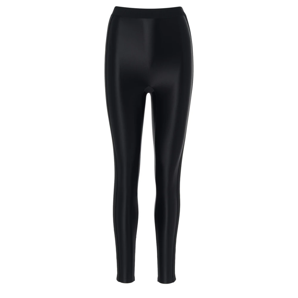 Elisabetta Franchi Svarta Leggings Black, Dam