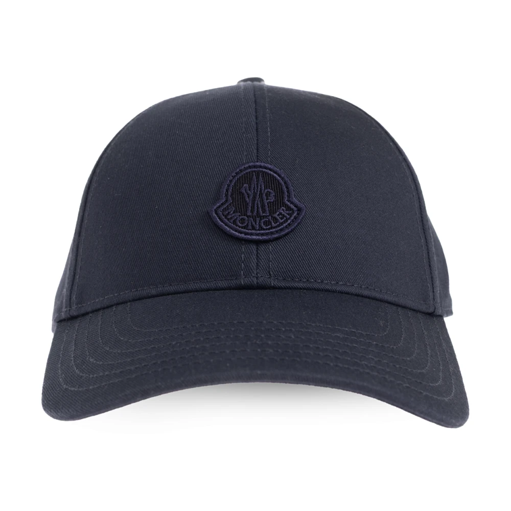 Moncler Blue Cap With Visor - Female - Hats & Caps - One Size - Accessories