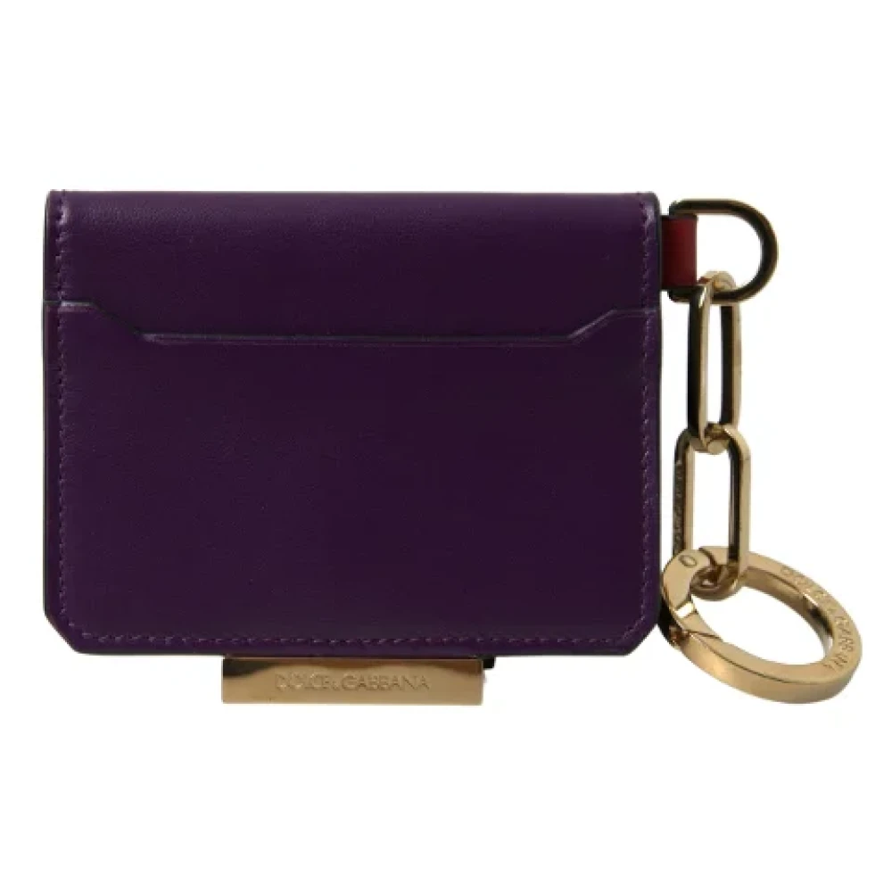 Dolce & Gabbana Pre-owned Canvas wallets Purple Dames