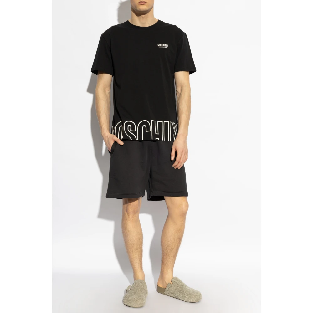 Moschino T-shirt uit de ondergoedlijn Black Heren
