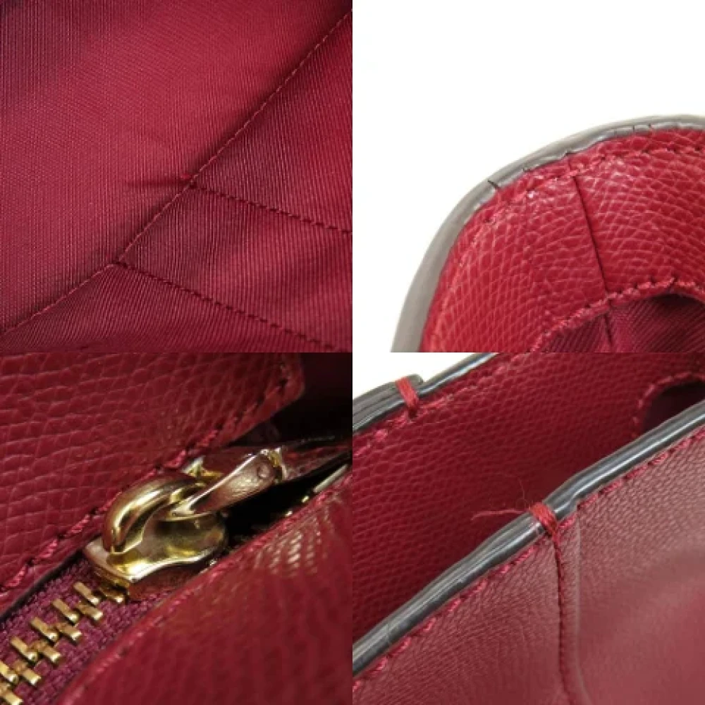 Coach Pre-owned Fabric totes Brown Dames