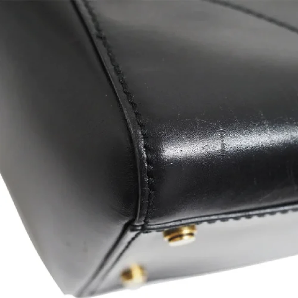 Gucci Vintage Pre-owned Leather totes Black Dames