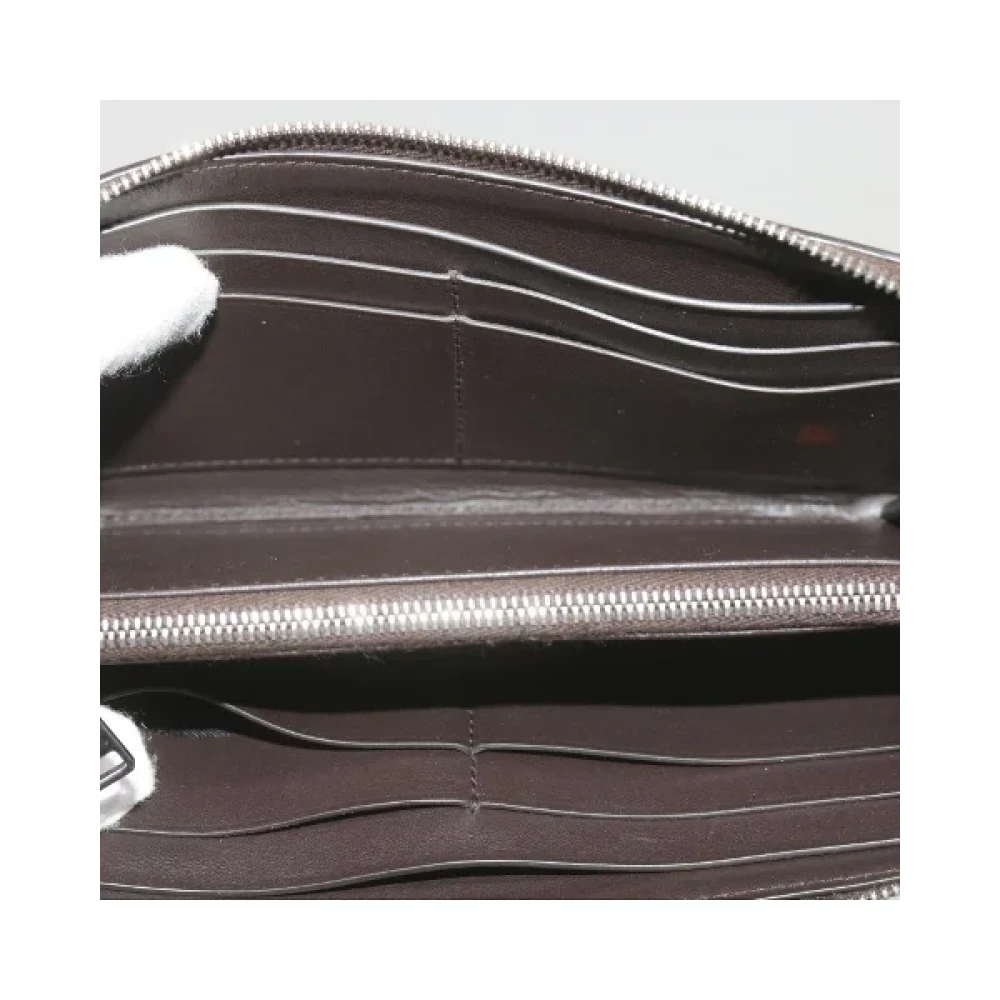 Bottega Veneta Vintage Pre-owned Leather wallets Brown Dames