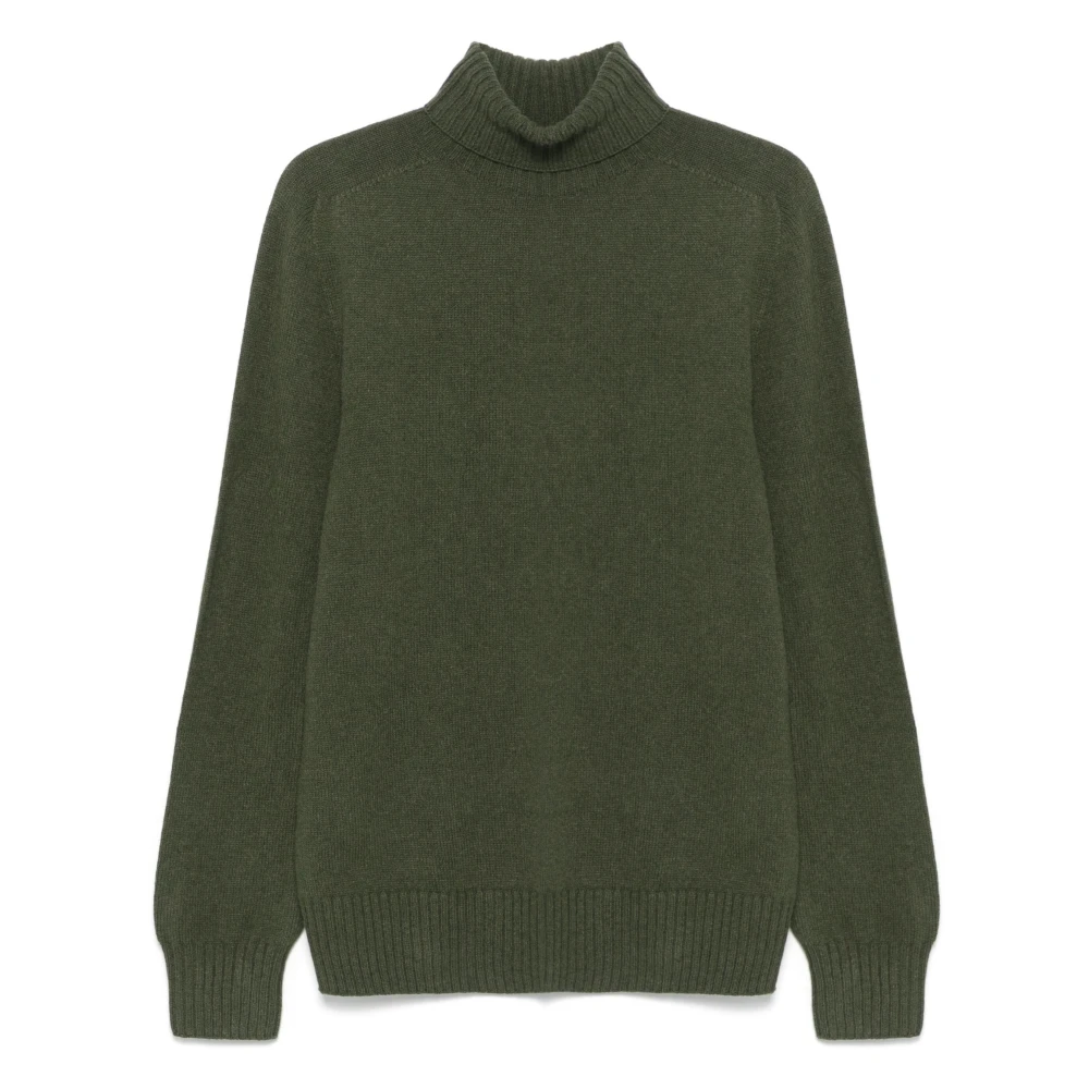 Officine Générale Wollen Rolhals Trui Green Heren