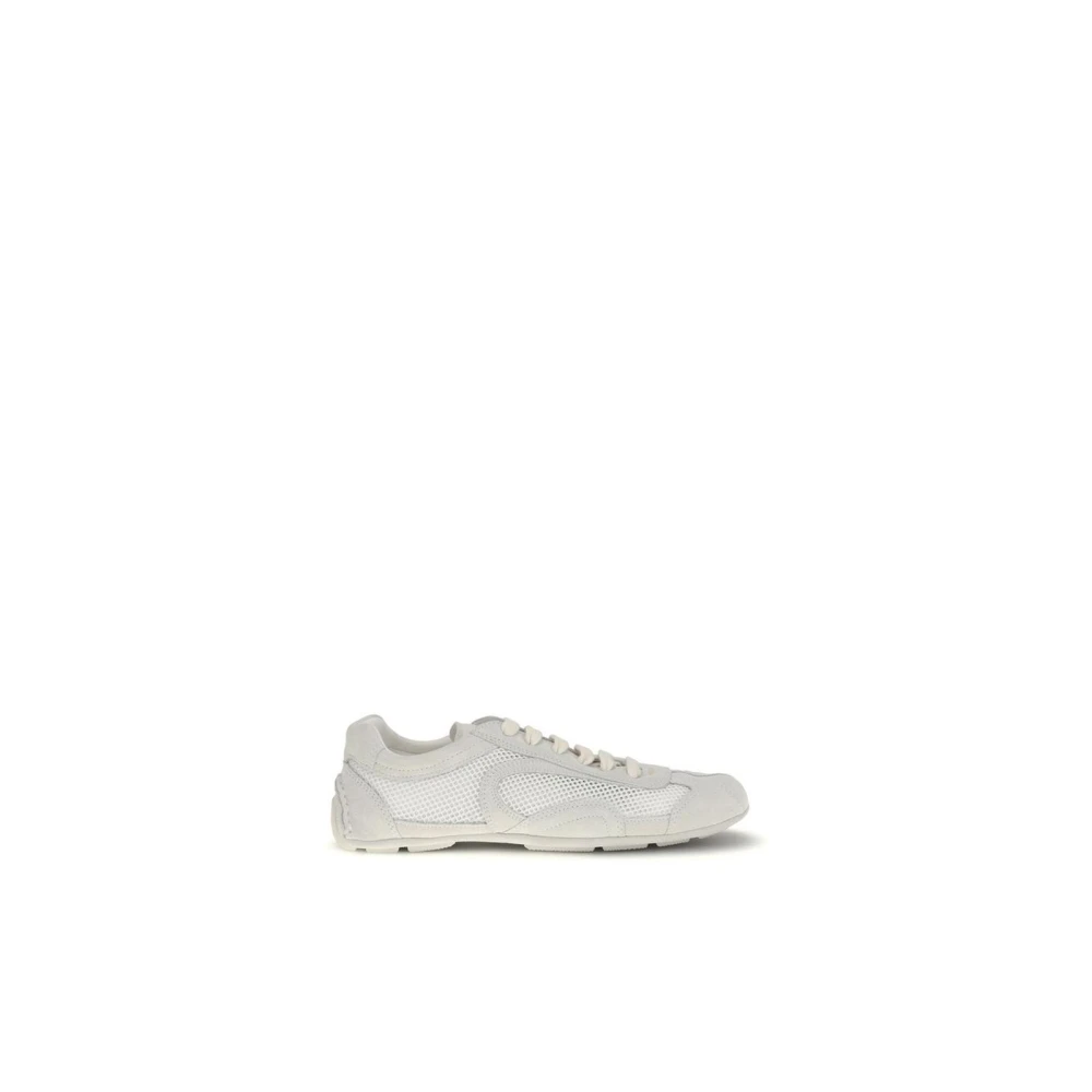 Prada Women's White Montecarlo Sneakers