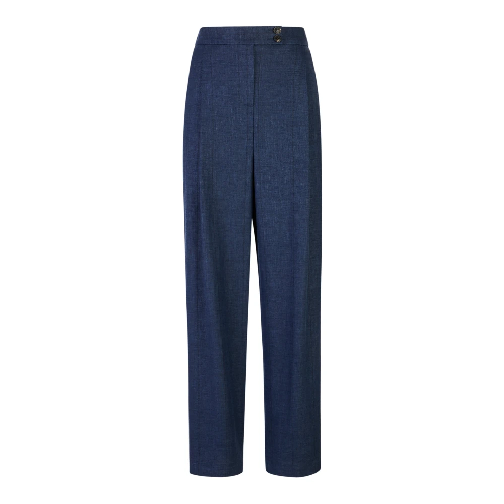 Eleventy Blå Pantalone Con Bottoni