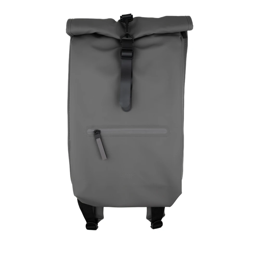 Rains Waterdichte Unisex Rolltop Rugzak Grijs Gray Dames