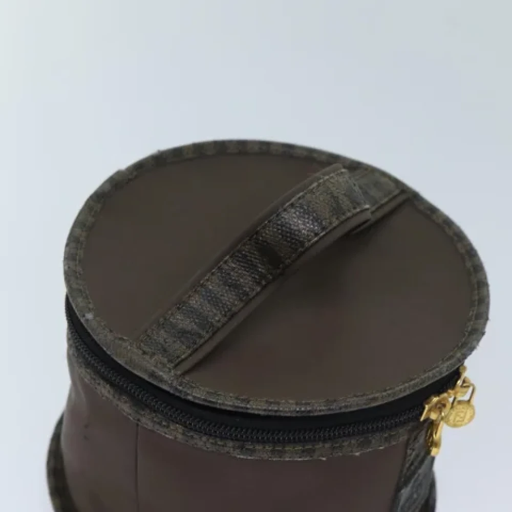 Fendi Vintage Pre-owned Canvas handbags Brown Dames