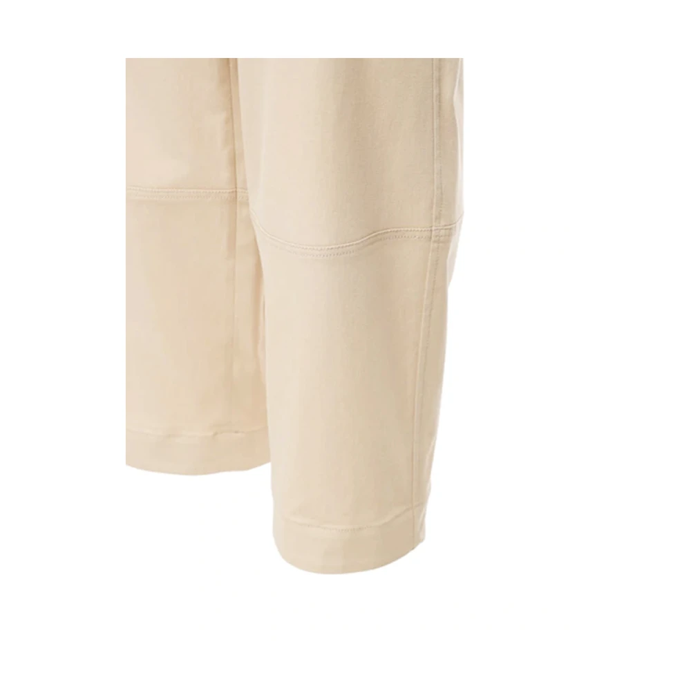 Moncler Culottes in katoen-elastaanmix Beige Dames