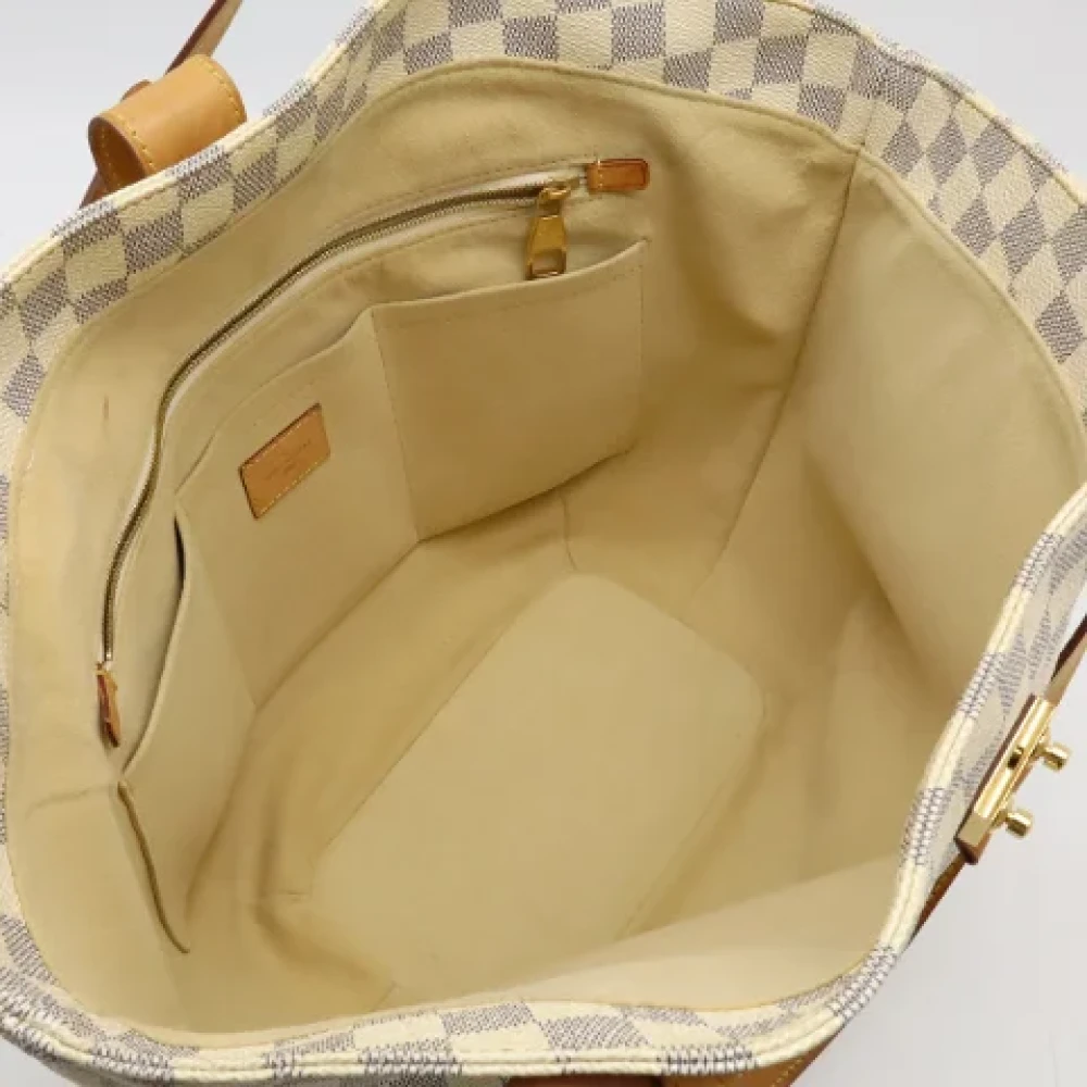 Louis Vuitton Vintage Pre-owned Canvas handbags Beige Dames