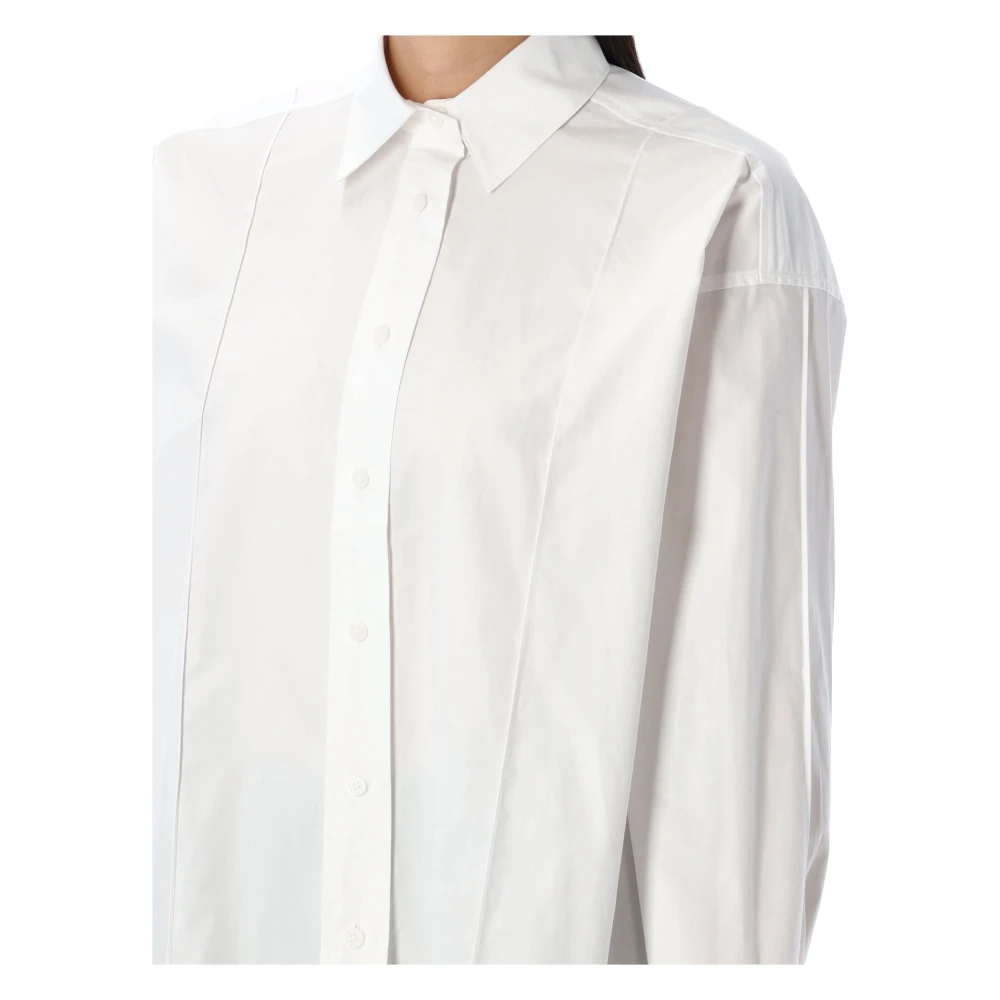 Remain Birger Christensen Oversized Shirt in Trendy Stijl White Dames
