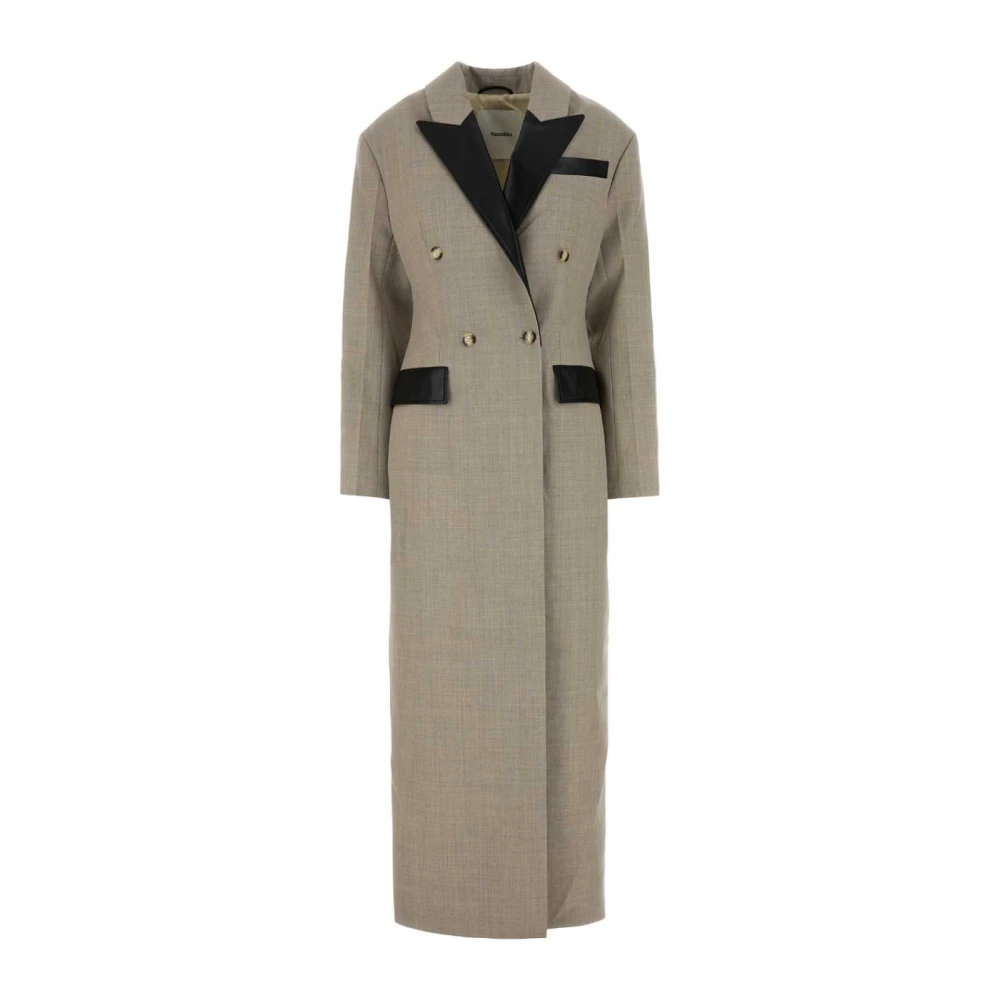 Coats > Double-Breasted Coats - - Nanushka - Modalova