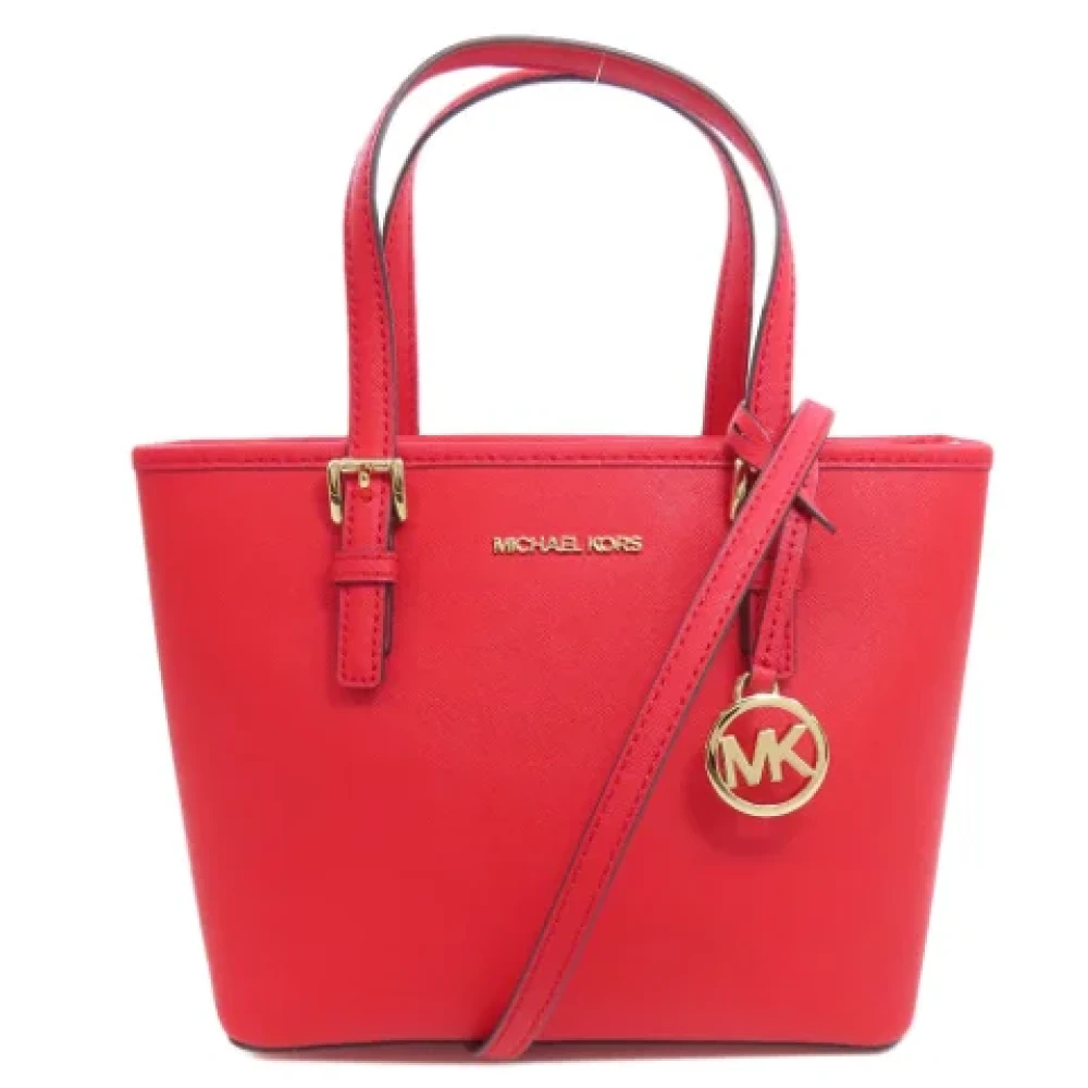 Michael Kors Pre-owned Fabric handbags Red Dames