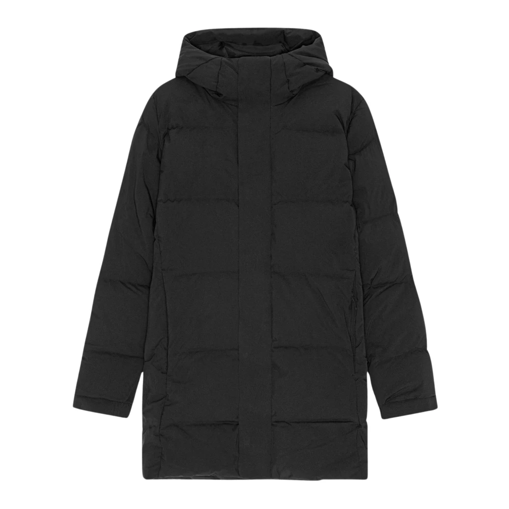 Nn07 Zwarte Waterdichte Stretchjas met Stormmanchet Black Heren