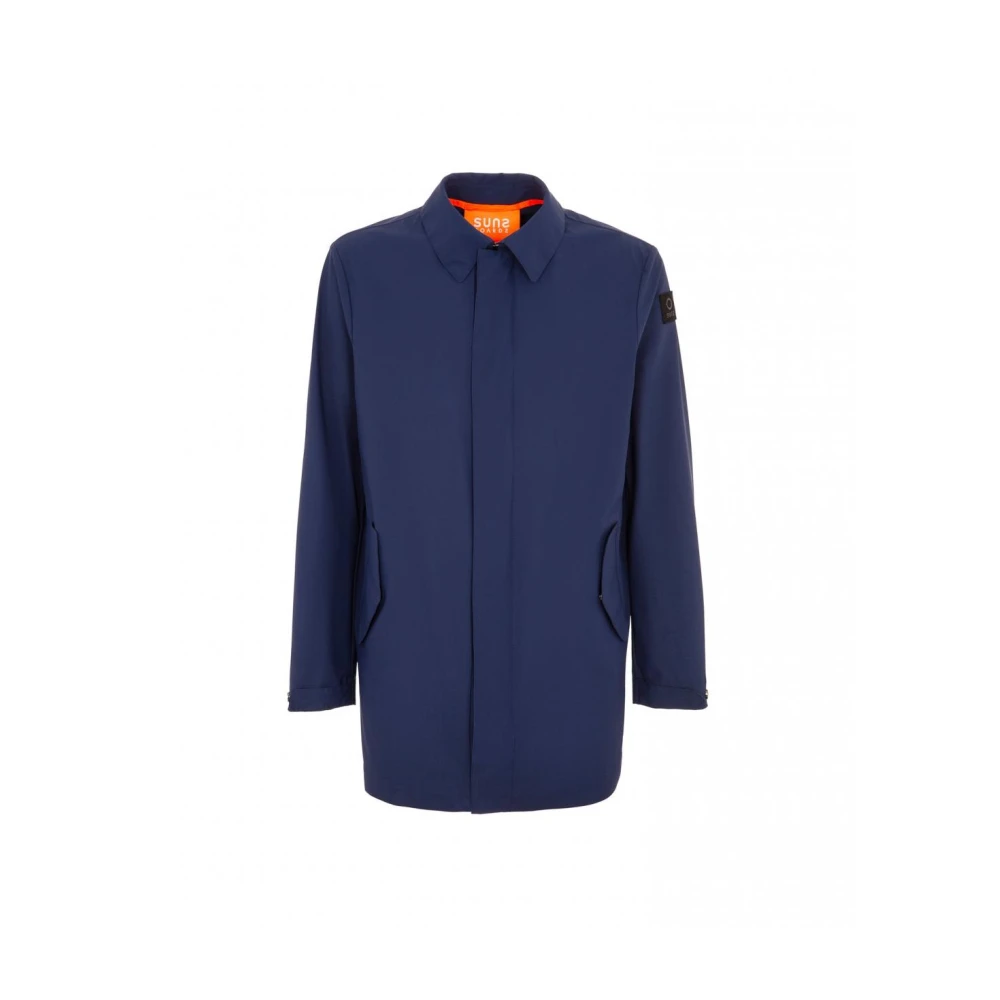 Suns Nylon Parka Jassen Blue Heren