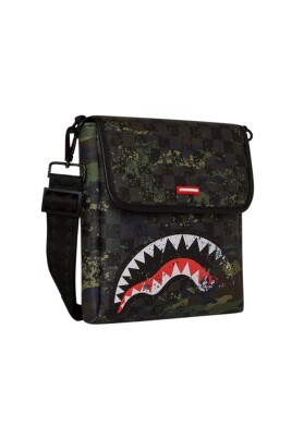 Borsa A Tracolla Sprayground Grand Tourer Nera, Unisex, In Poliestere