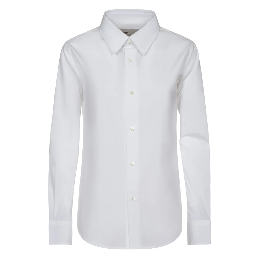 Ami Paris Klassiek Wit Overhemd White Dames