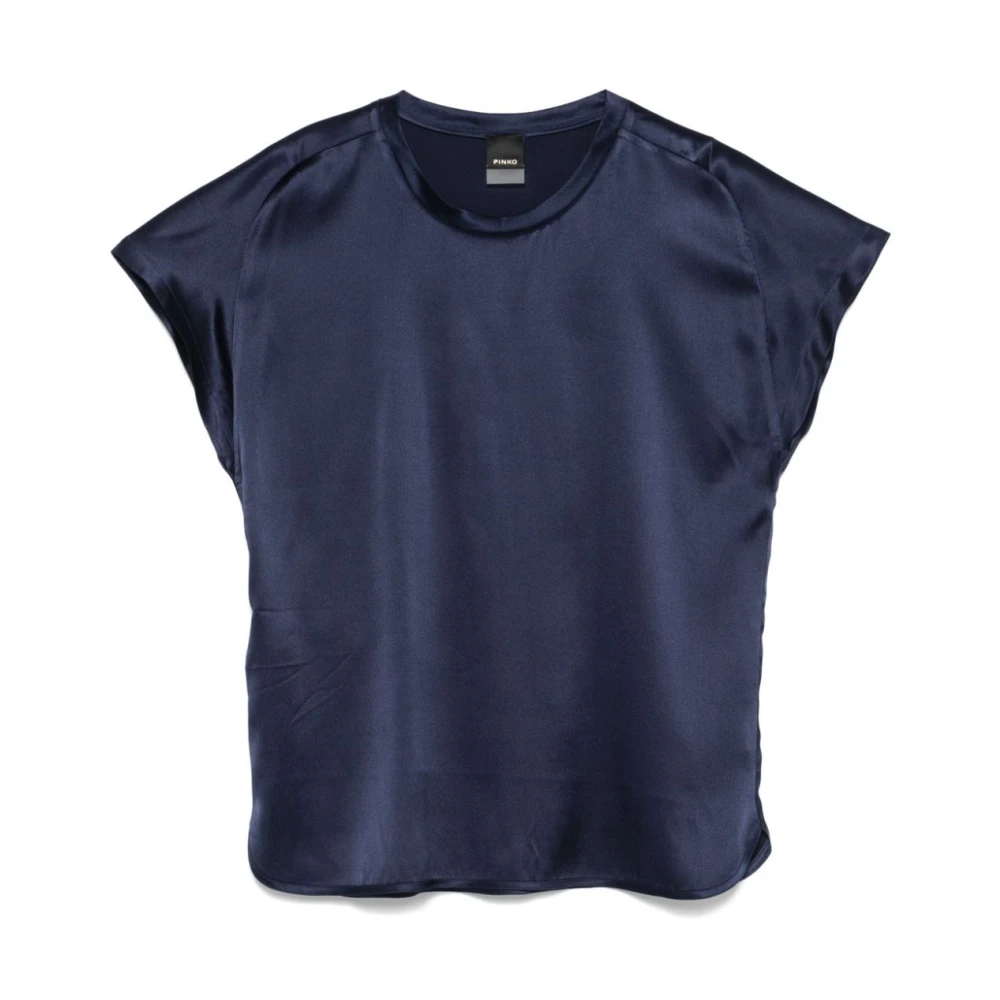Pinko Women's Blue Blouses, S, Farida Blouse