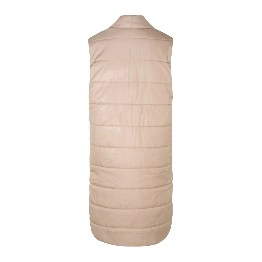 BAUM UND PFERDGARTEN Gewatteerd Taupe Vest Beige Dames