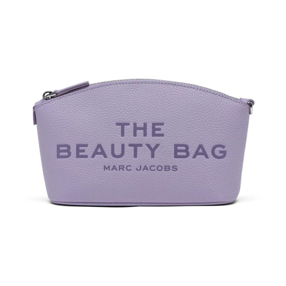 Marc Jacobs Lila Leren Baeury Tas Clutch Purple Dames