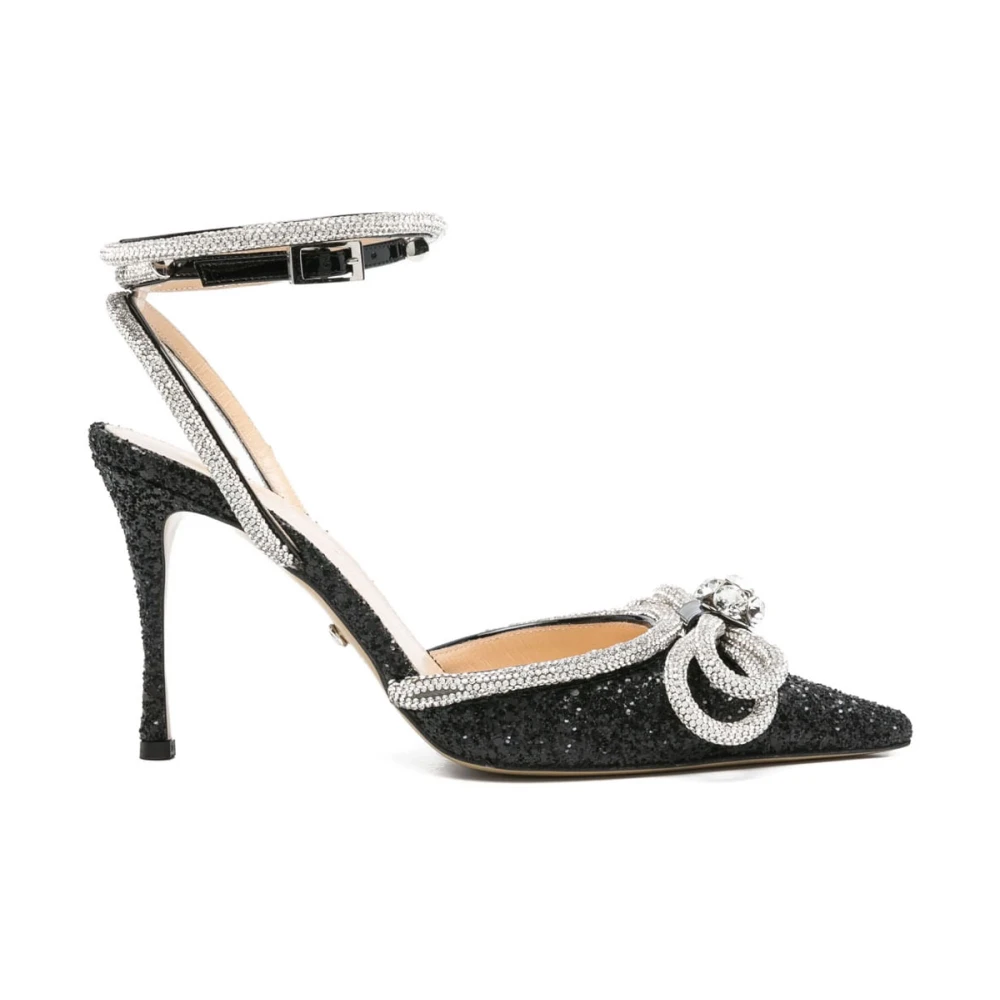 Mach & Mach Damen Schwarz Schuhe, K, 37 1/2 Eugröße: