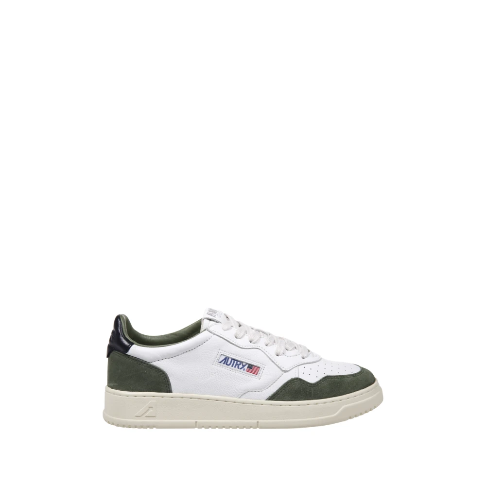 Autry Lage Medalist Sneaker in Zwart Multicolor Heren