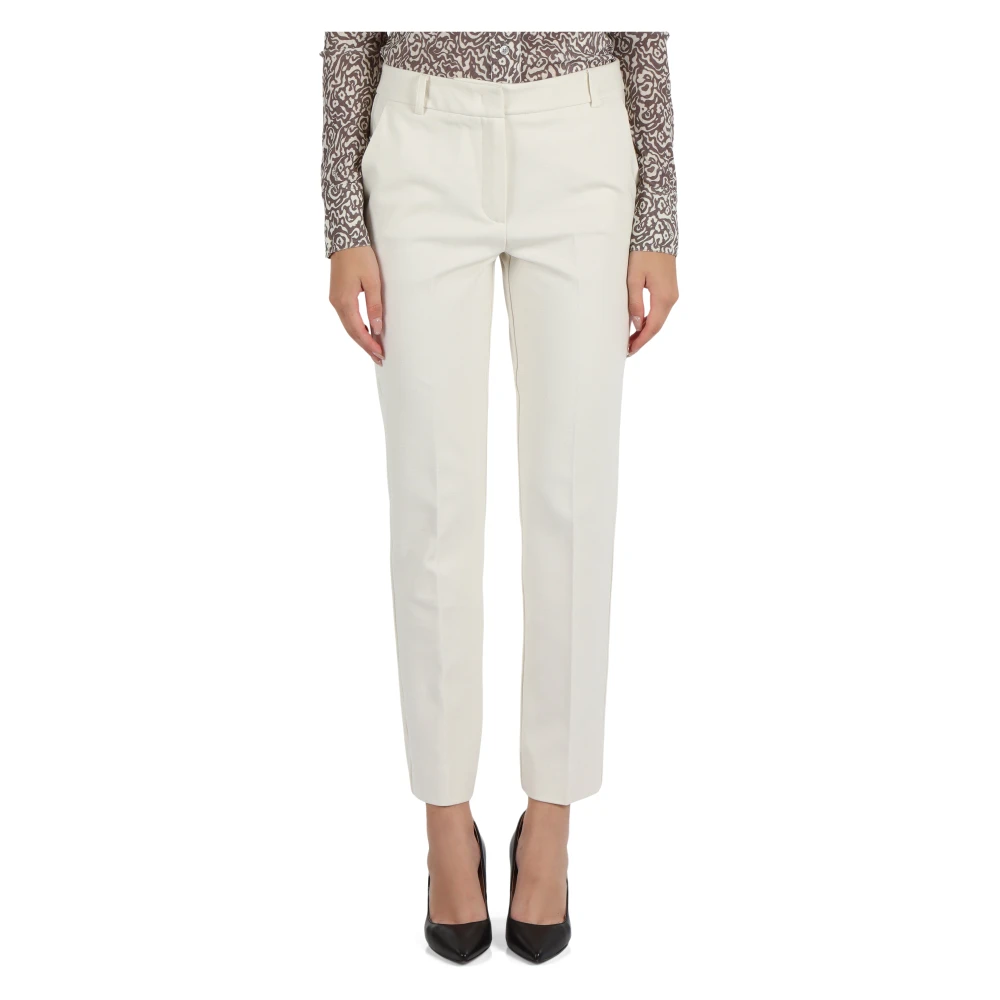Marella Slimme Viscosemix Gemma Broek Beige Dames