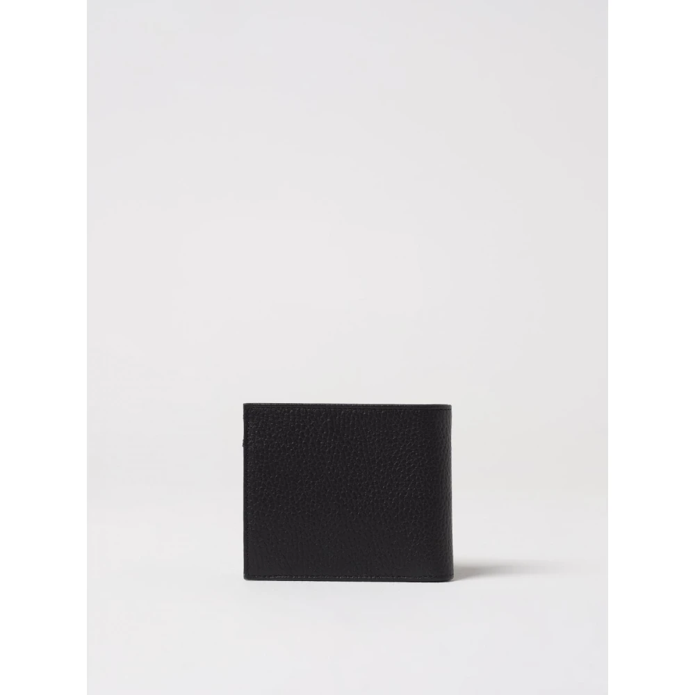 Emporio Armani Zwarte Portemonnees voor Mannen Black Heren