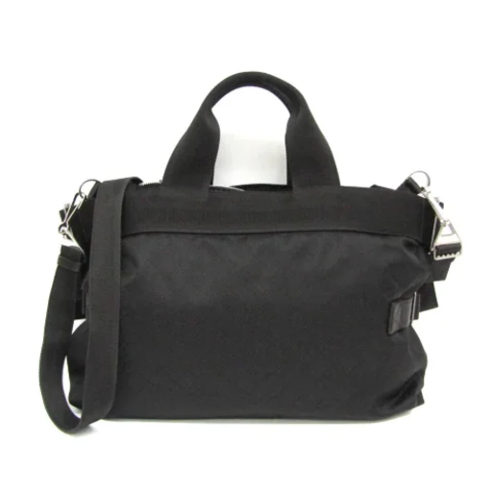 Bottega Veneta Vintage Pre-owned Nylon bottega-veneta-bags Black Dames