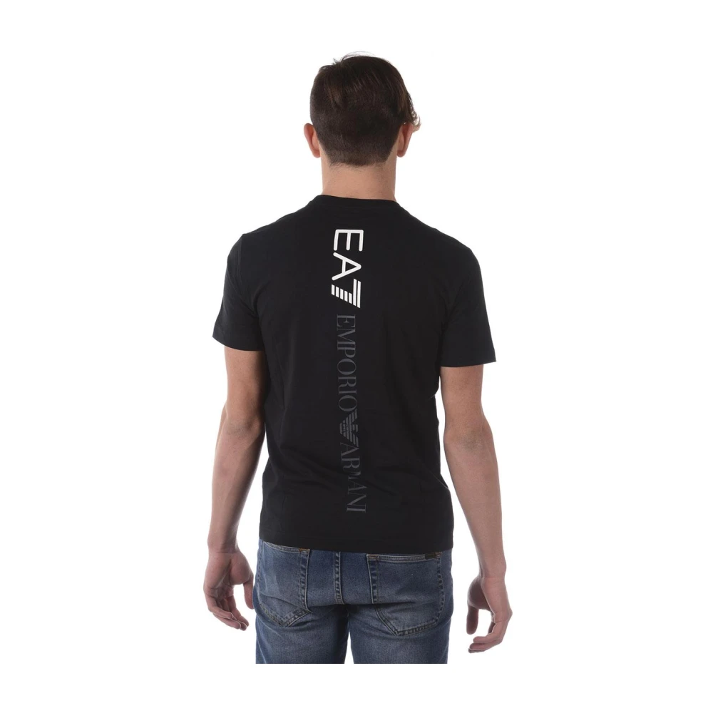 Emporio Armani EA7 Stijlvolle Sweatshirt voor Mannen Black Heren