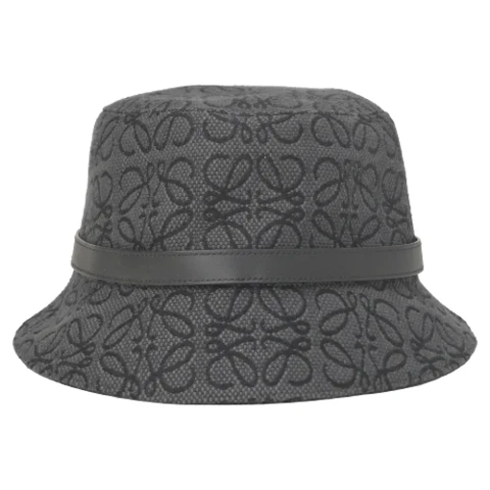 Loewe Pre-owned Cotton hats Gray Dames