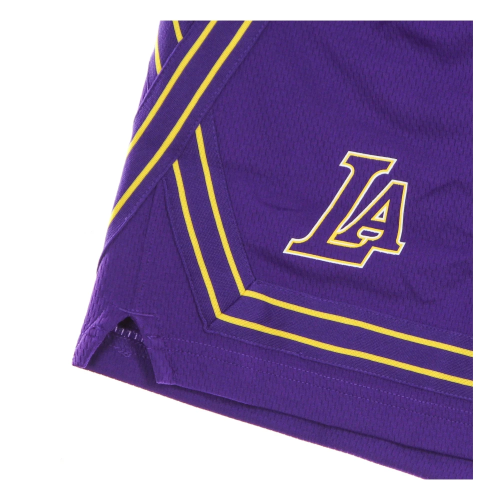 Nike NBA Crossover Basketbalshorts Paars Geel Purple Heren