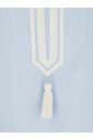 lichtblauwe-zijden-v-hals-kaftan-jurk