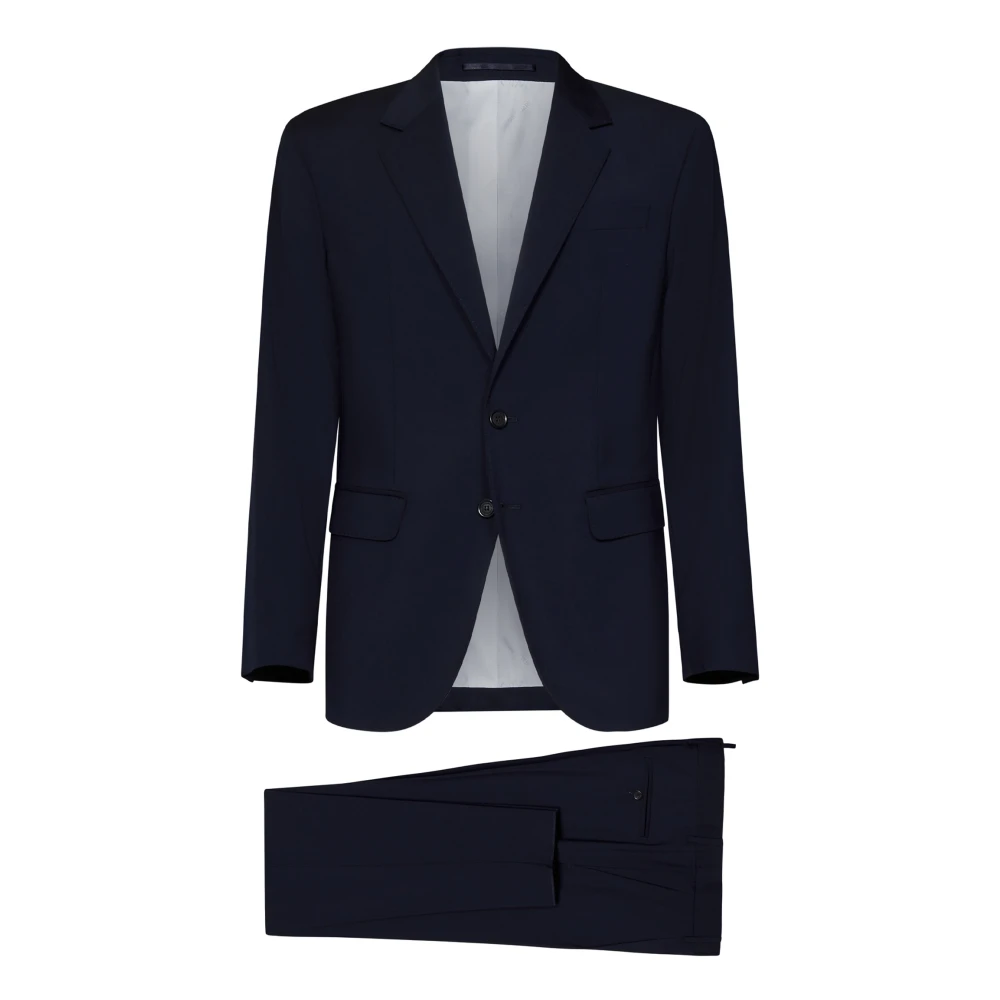 Dsquared2 Single Breasted Suits Blue Heren