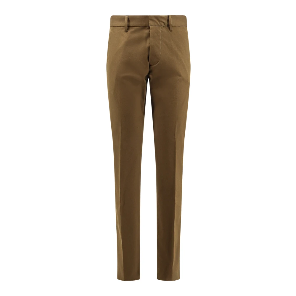 Dsquared2 Stijlvolle Fit Broek met Metalen Logo Green Heren