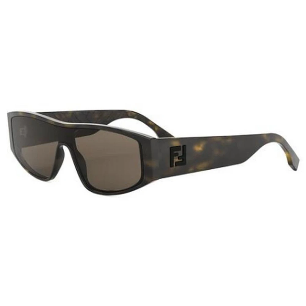 Fendi Unisex Brown Authentic Square Glasses With Premium Quality - Sunglasses - One Size - Accessories