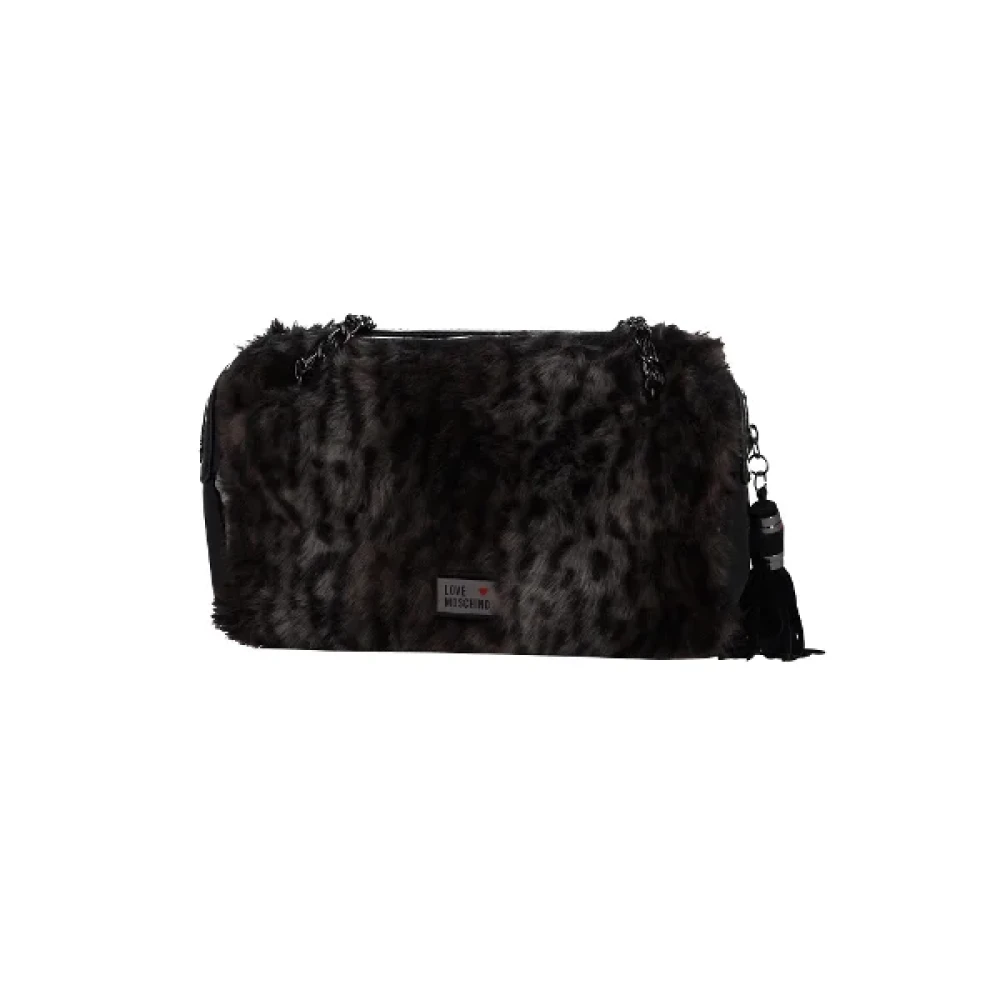 Moschino Pre-Owned Pre-owned Fur shoulder-bags Black Dames