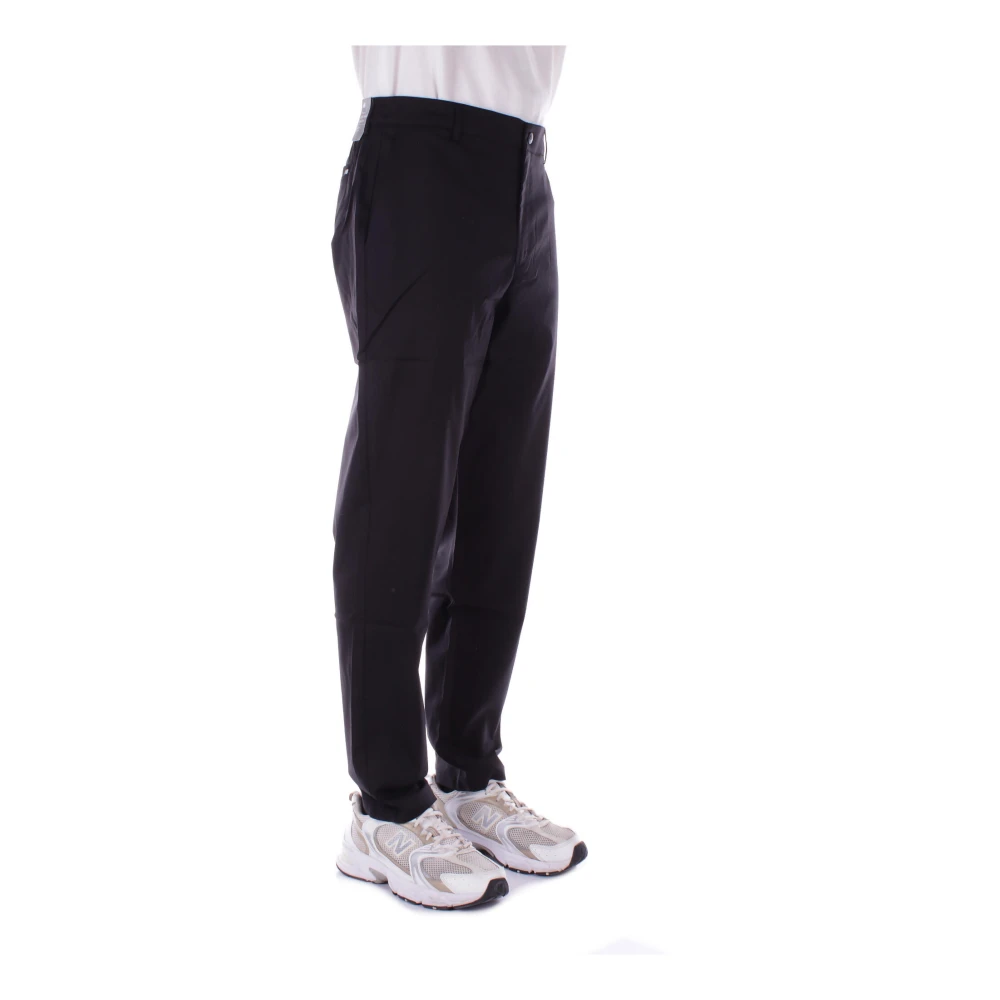 New Balance Zwarte Logo Broek Regular Fit Black Heren