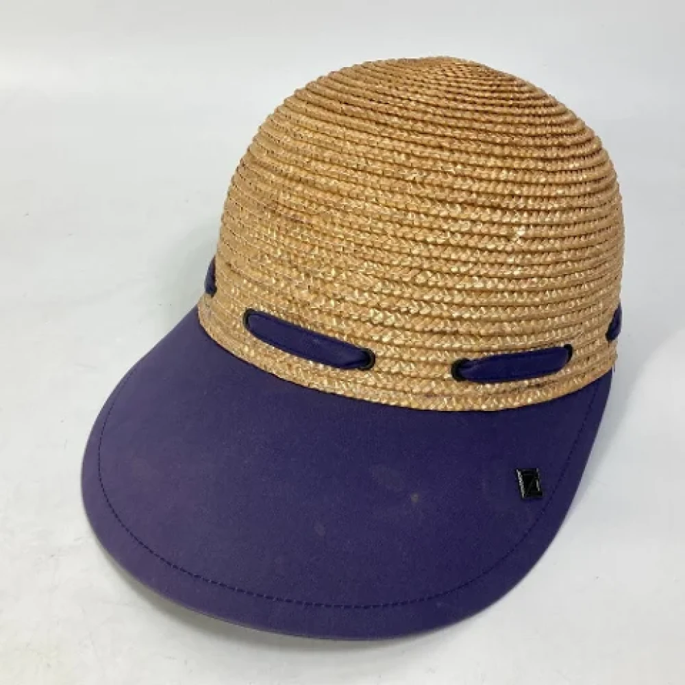 Dior Vintage Pre-owned Cotton hats Purple Dames