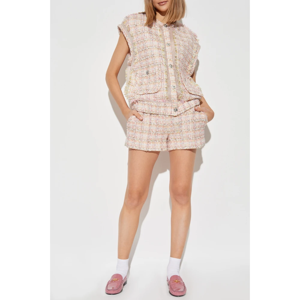 Versace Tweed Vest Pink Dames