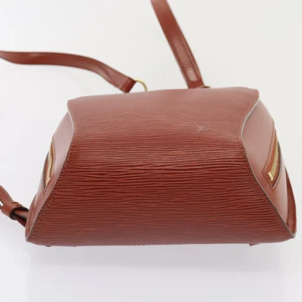 Louis Vuitton Vintage Pre-owned Leather backpacks Brown Dames