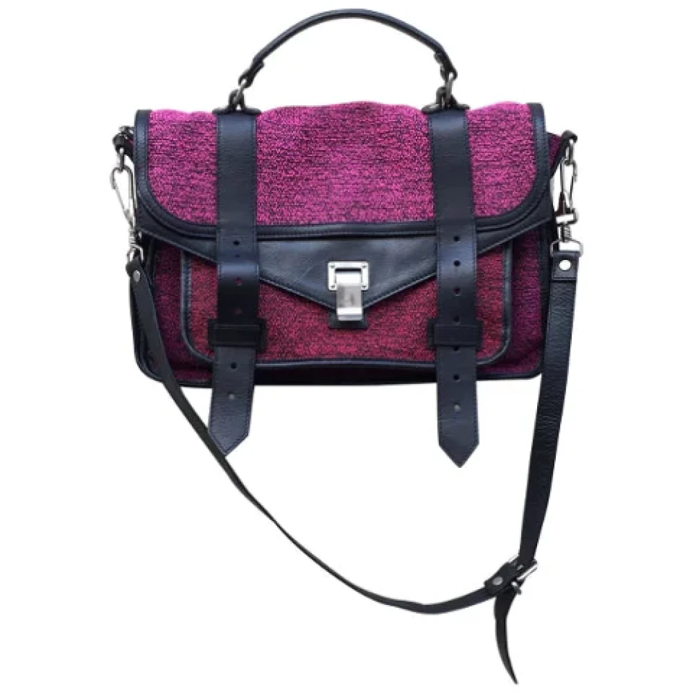 Proenza Schouler Pre-owned Cotton handbags Pink Dames