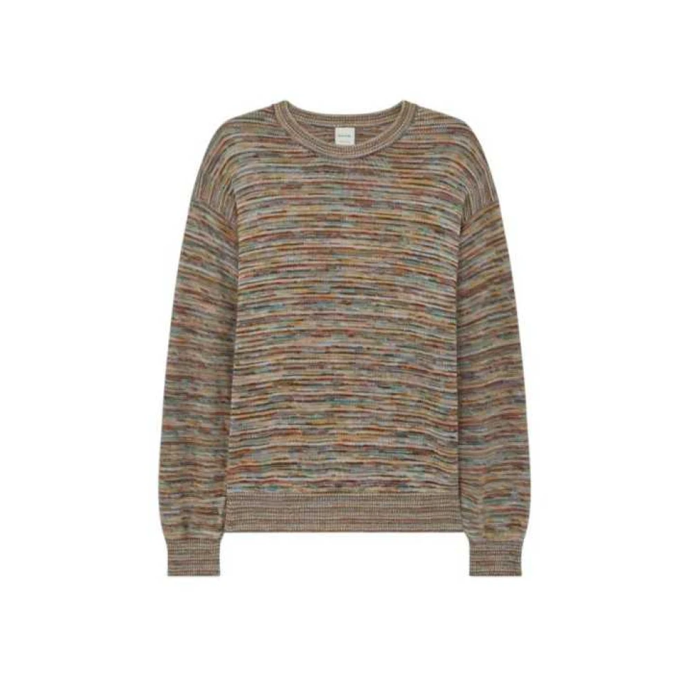 Paul Smith Herr Multicolor Stickade Tröjor Xl, Bomull, Gradient Bayadère Jumper