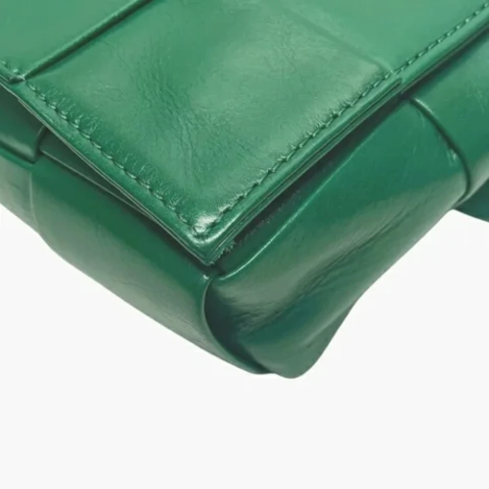 Bottega Veneta Vintage Pre-owned Leather pouches Green Dames