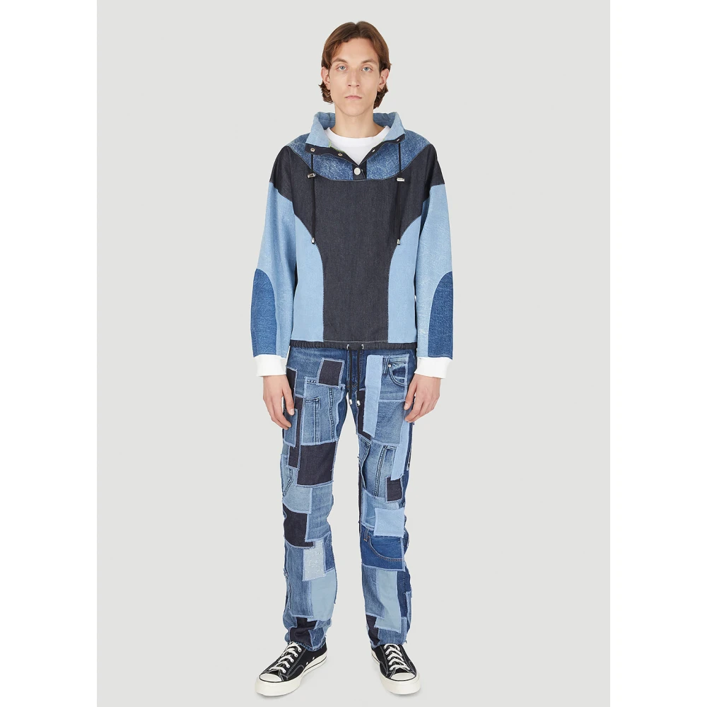 Levi's Patchwork High Rise Jeans Blue Heren