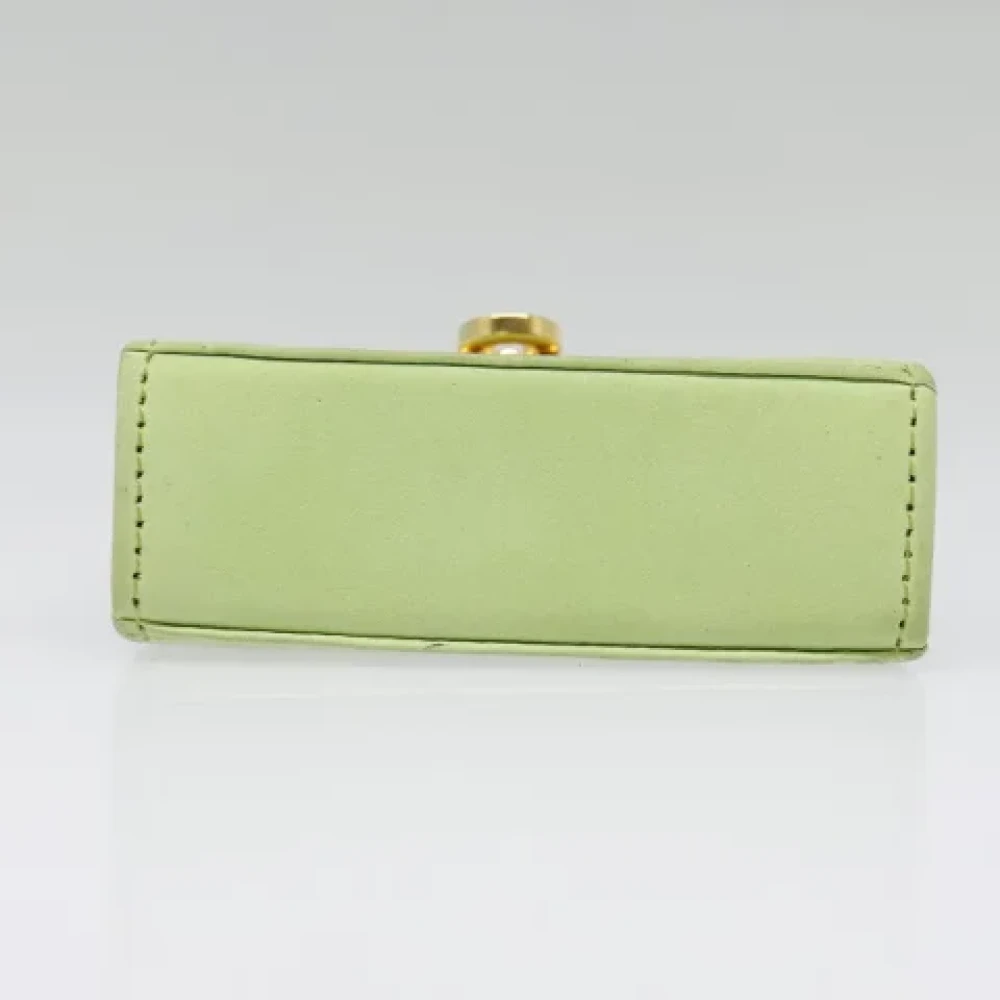 Salvatore Ferragamo Pre-owned Suede shoulder-bags Green Dames