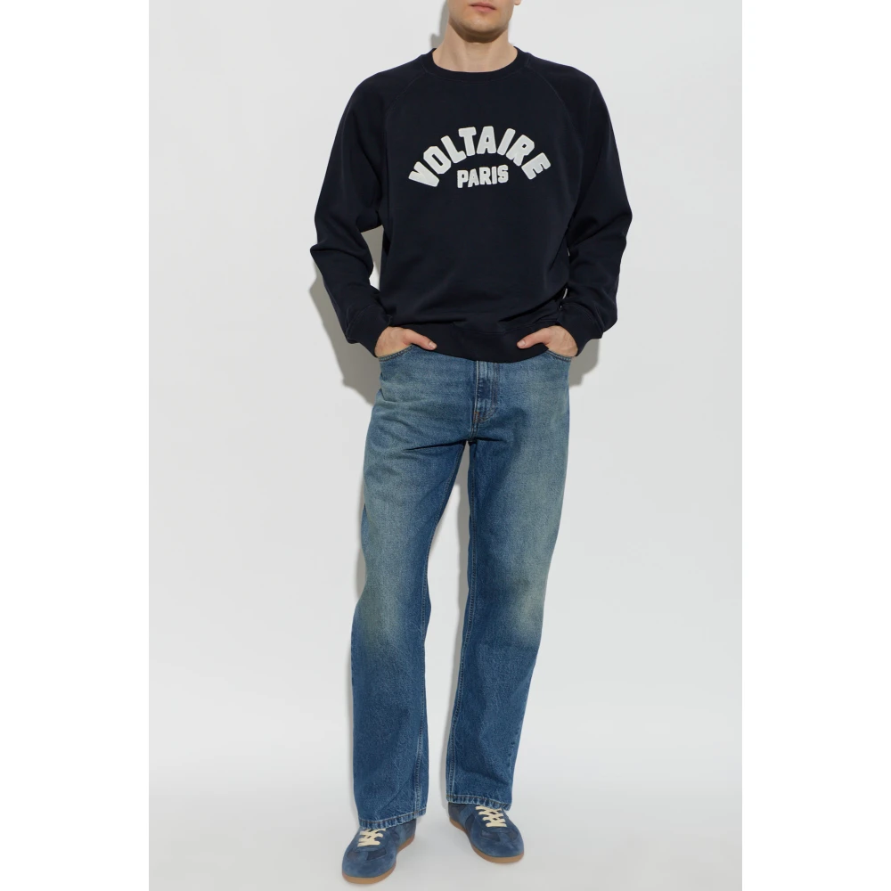 Zadig & Voltaire Uomo Blu Felpe, Xl, New, - Immagine 3