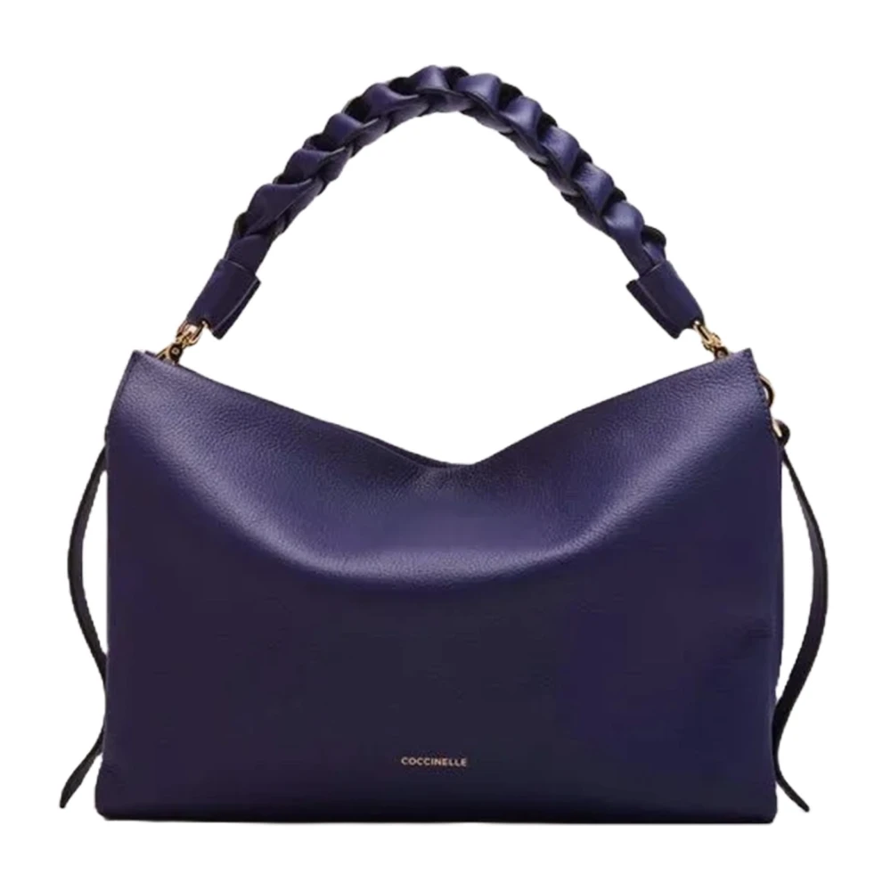 Coccinelle Stijlvolle leren schouder crossbody tas Blue Dames